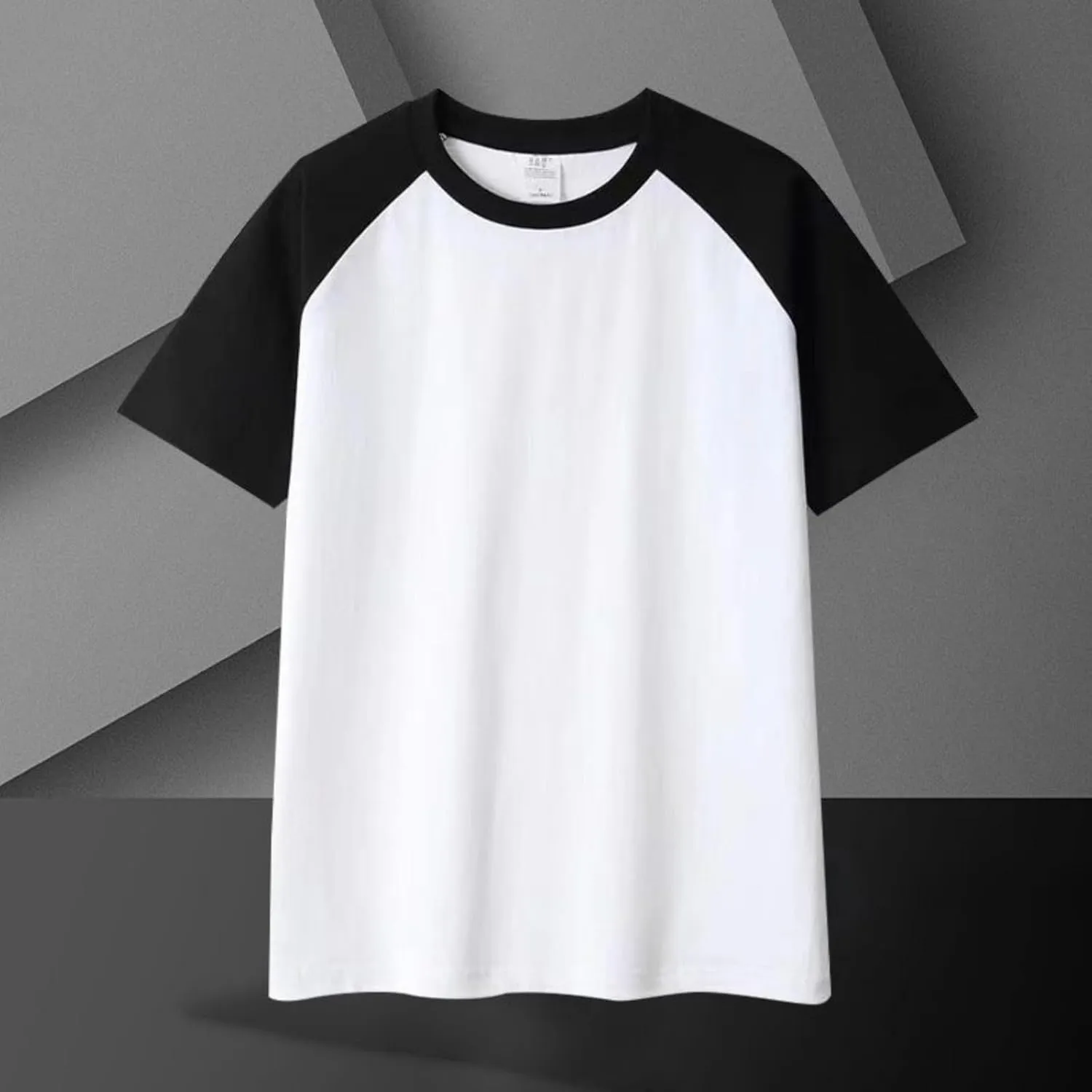 Raglan Shirt Men Short Sleeve Stylish Casual Crewneck T-Shirts Summer Fashion Workout Athletic Fitness Tee Shirts