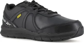Reebok Work Mens Guide Steel Toe Met Guard Eh Work Safety Shoes Casual - Black