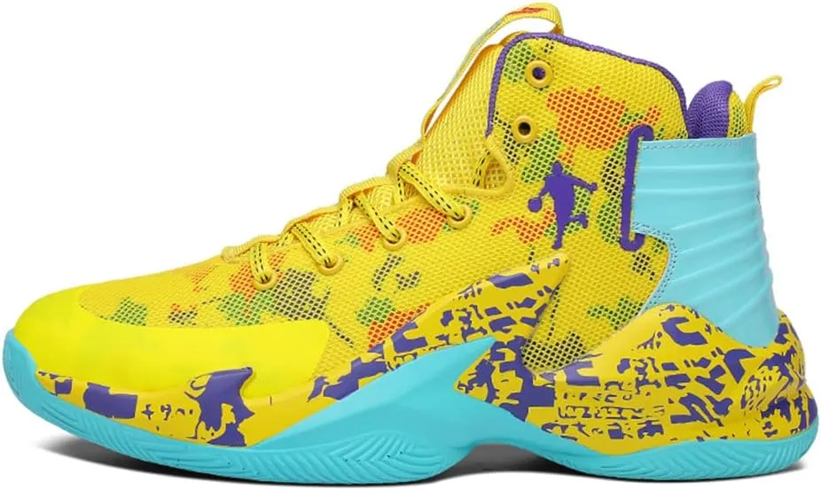 Rongduyan Men's Basketball & Outdoor Summer Sports Casual Shoes