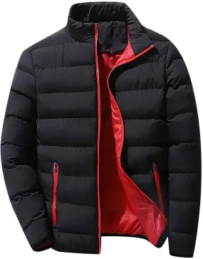 RTRDE Men's Down Jacket Lightweight Puffer Warm Winter Coats Windproof Insulated Jacket, L-5XL