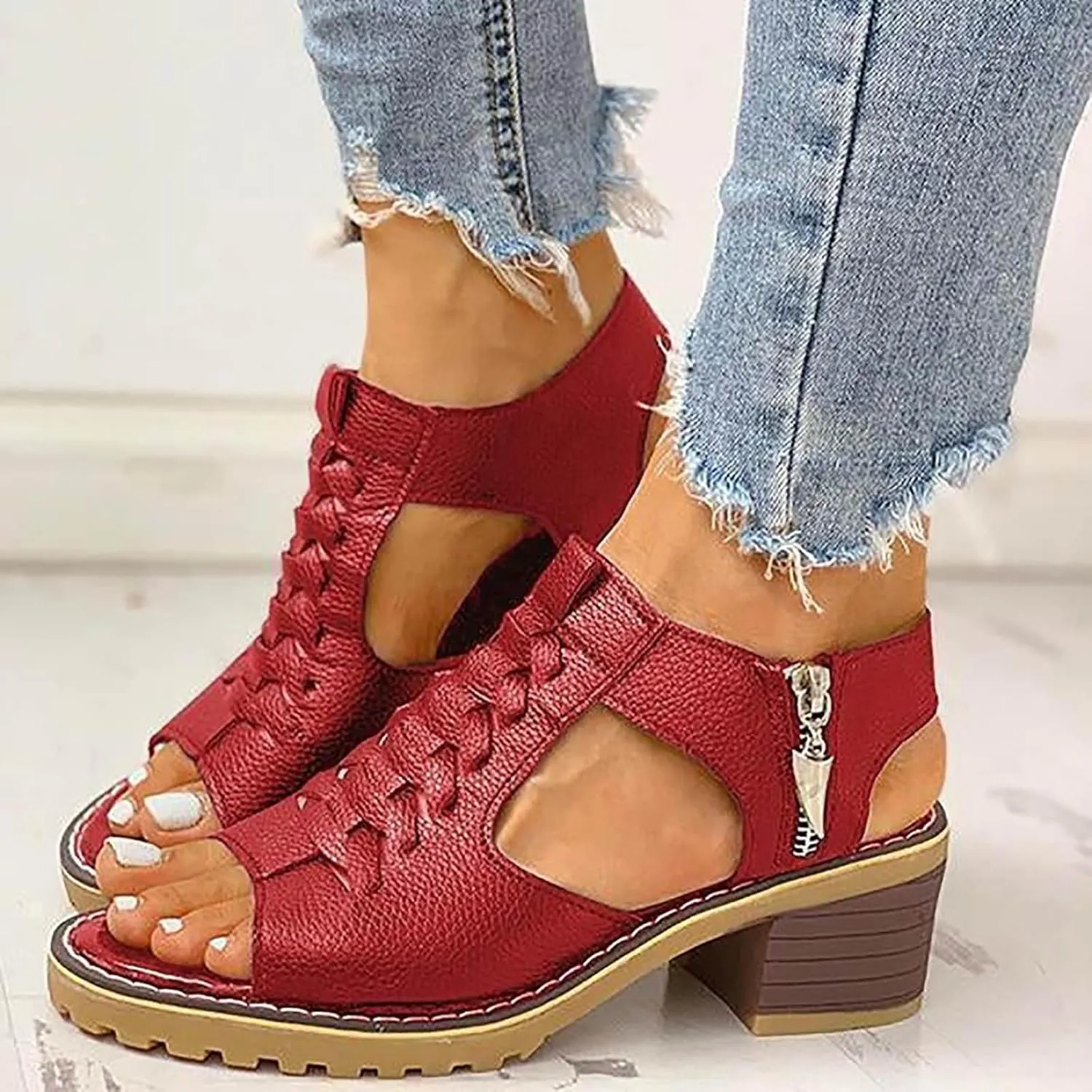 Sandal Heels Prom Heeled Sandals for Women White Heels for Women Open Toe Ankle Strap Stylish Heeled Sandals