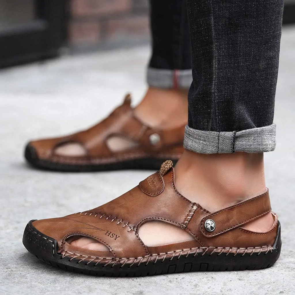 Sandals for Men Open Toe Athletic Sport Sandals Athletic Outdoor Slides Summer Comfortable Breathable Outdoor
