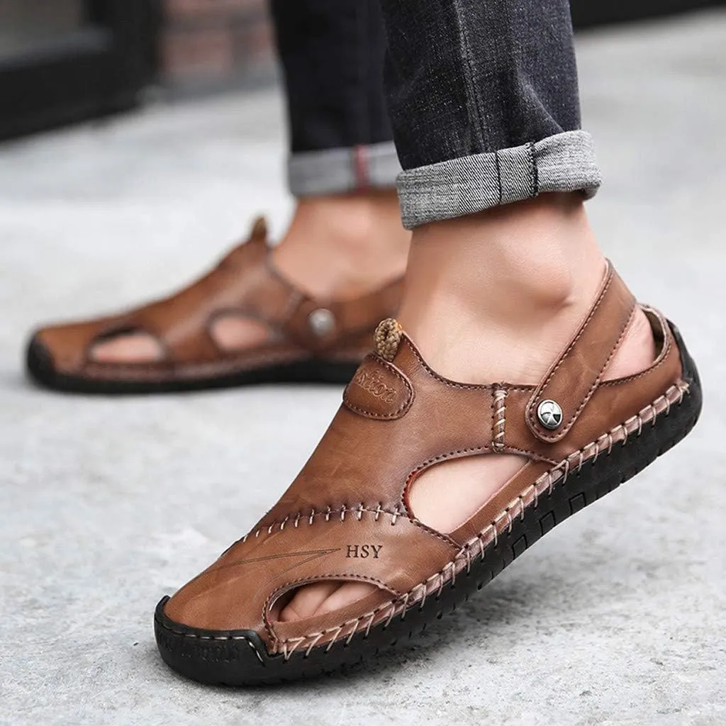 Sandals for Men Open Toe Athletic Sport Sandals Athletic Outdoor Slides Summer Comfortable Breathable Outdoor