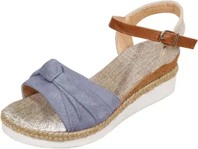 Sandals for Women Dressy,Sandals For Womens Casual Open Toe Strappy Wedge Sandals Summer Dressy Beach Womens Sandals