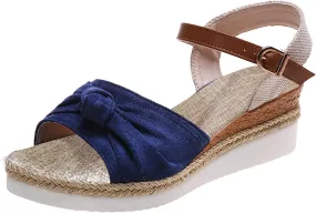 Sandals for Women Dressy,Sandals For Womens Casual Open Toe Strappy Wedge Sandals Summer Dressy Beach Womens Sandals