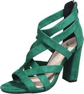 Sandals Zipper Breathable Fashion Heels Toe Casual Women Open Women's high Heels Shoes for Women Close Toe