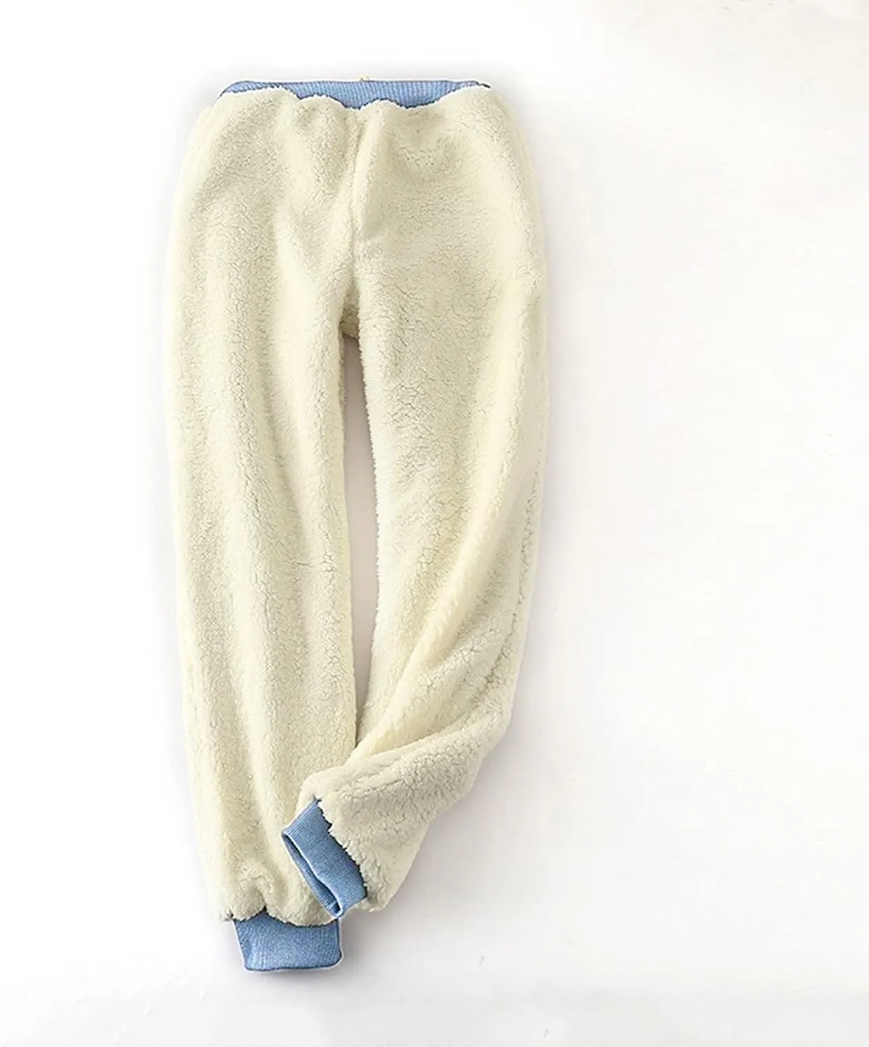 sdbrld Womens Fleece Lined Leggings,Womens Sweatpants Fleece Sherpa Lined Sweatpants with Pockets Winter Thermal Warm Joggers