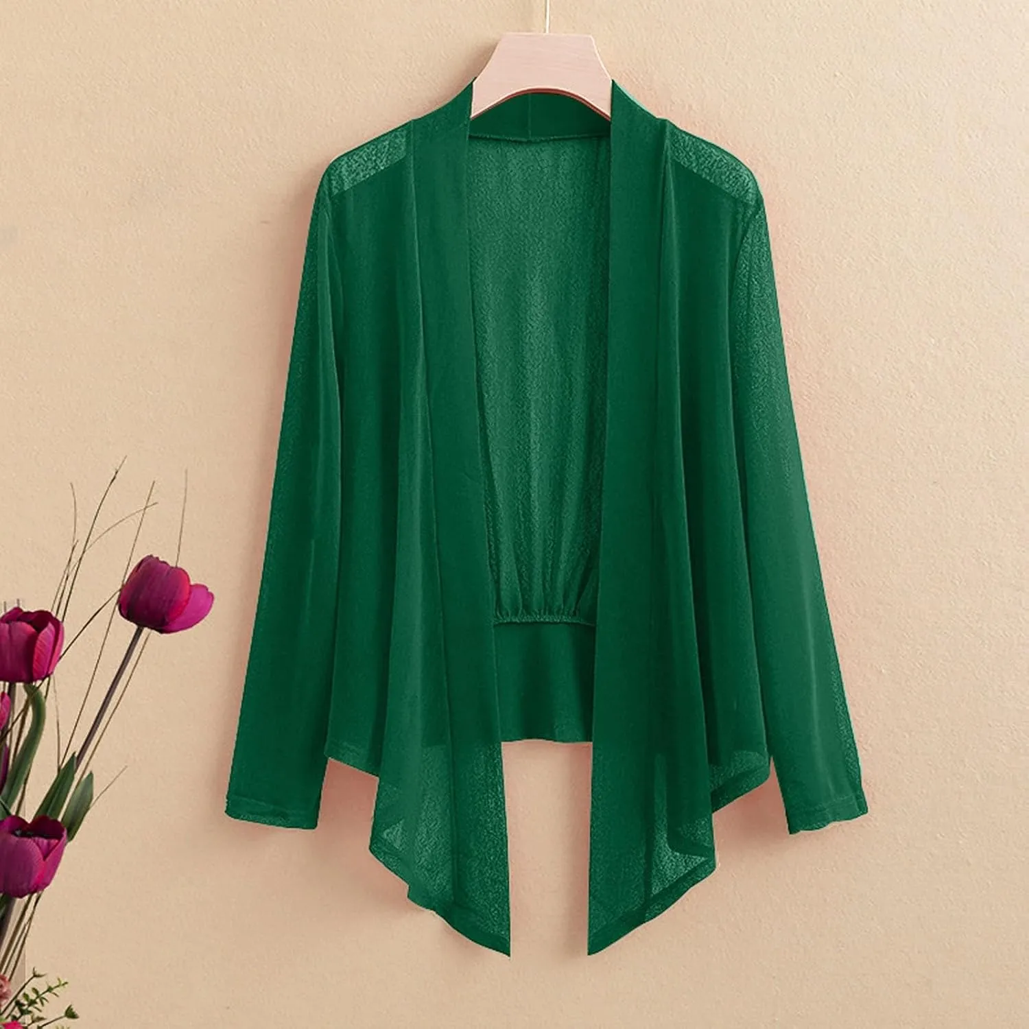 SHAOBGE Womens Winter Coats Women's Long Sleeve Ice Silk Knit Skirt V Neck Cardigan Womens Cardigan