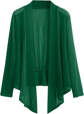 SHAOBGE Womens Winter Coats Women's Long Sleeve Ice Silk Knit Skirt V Neck Cardigan Womens Cardigan