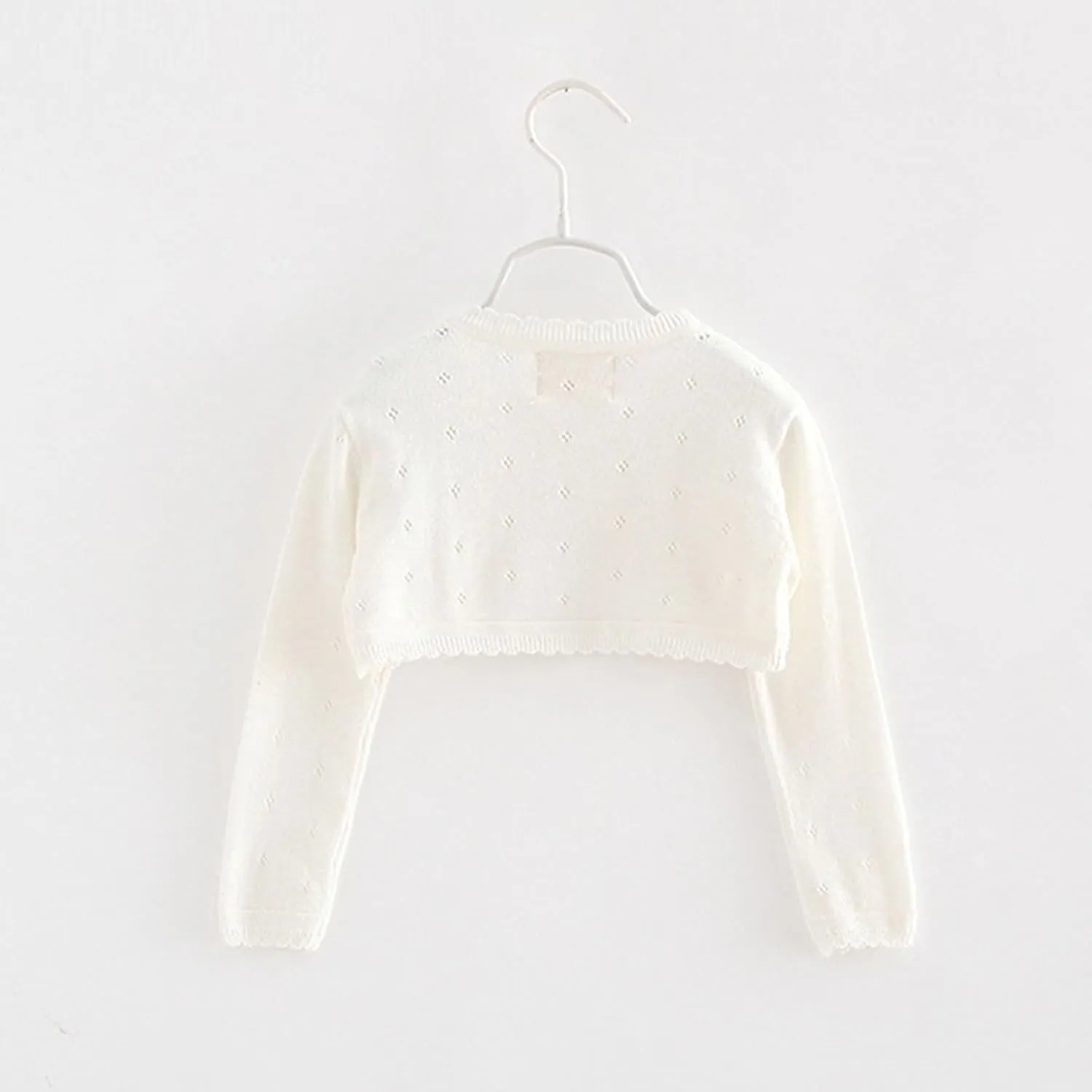Short Cardigans for Girls Kids Long Sleeve One Buttons Solid Open Front Sweater Coats Jacket Clothes Teen Casual Tops