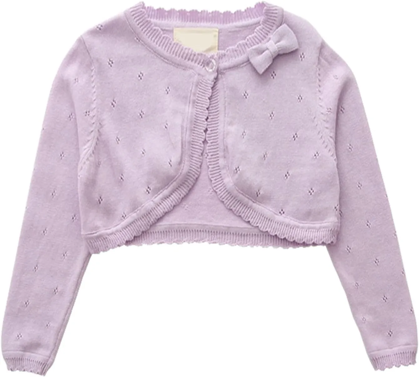 Short Cardigans for Girls Kids Long Sleeve One Buttons Solid Open Front Sweater Coats Jacket Clothes Teen Casual Tops