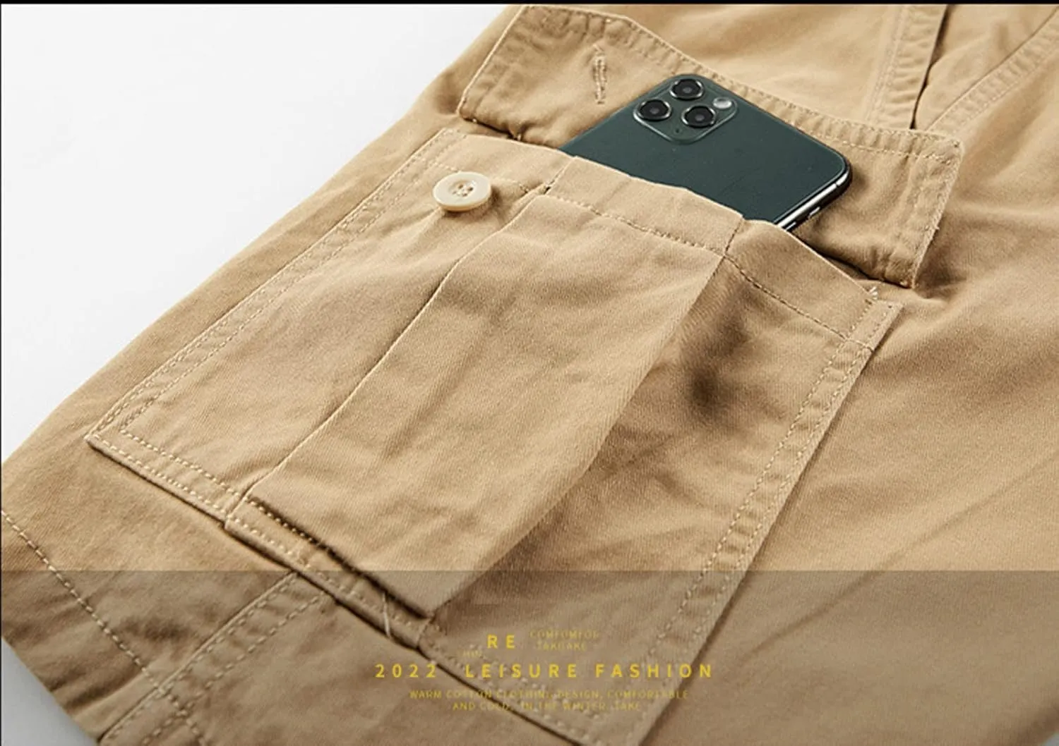 Shorts Men Athletic Men's 5 Inch Inseam Open Flat Elastic Waist Cargo Shorts Relaxed fit Hiking Shorts Work Shorts