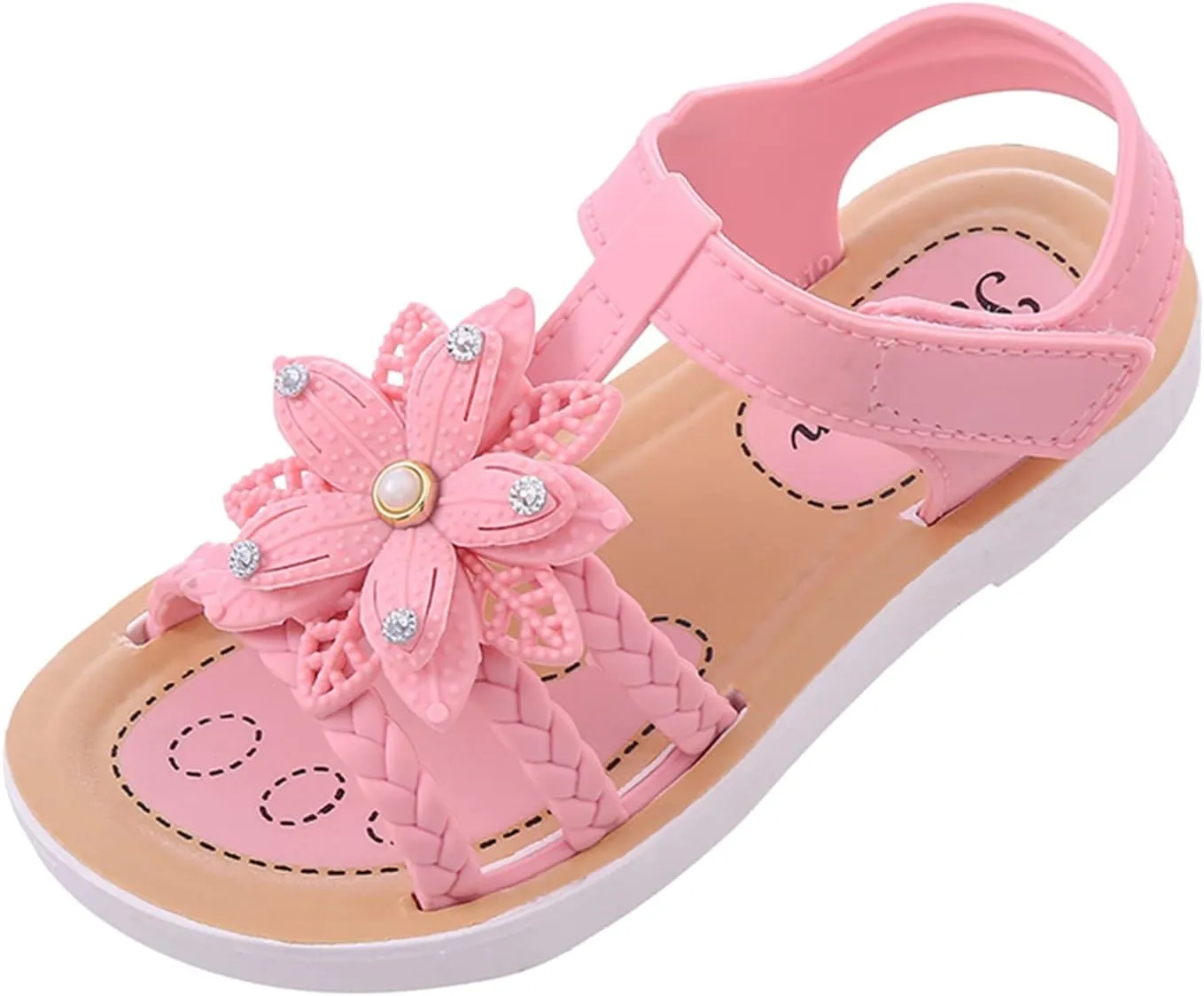 Slides Kids Girls Children Sandals Soft Flat Shoes Fashion Comfortable Bow Soft Bottom Lightweight Baby Princess