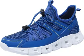 Slip on Walking Shoes for Men Comfort Memory Foam Breathable Mesh Fashion Sneakers Non Slip Travel Jogging Training Gym Shoes Wide Width