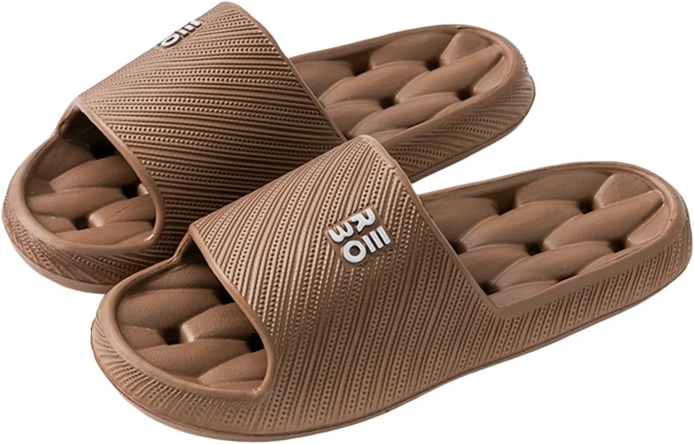 Slippers EVA Breathable Shoes Water Leaking and Quick Drying Women's Letter Home Sandals Slip and Smell Home Slippers