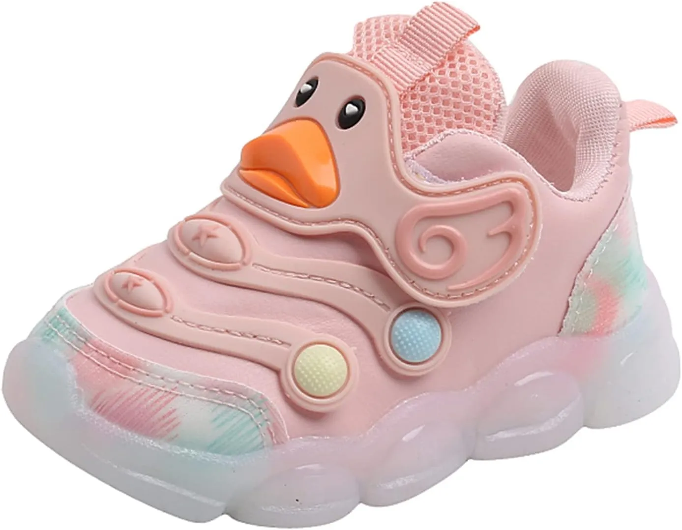 Sneakers for Girls Baby Toddler Boys Girls LED Light Sneakers Walking Shoes Kids Mesh Luminous Sport Running Shoes