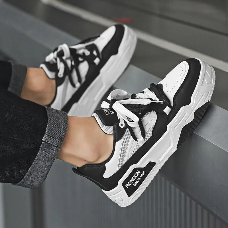 Sneakers for Mens Casual Shoes Fashion Sneakers Comfort Walking Shoes Men's Non Slip Work Footwear, Food Service Work Sneakers, Lace-Up Breathable Work Shoes for Men's Fashion Sneakers