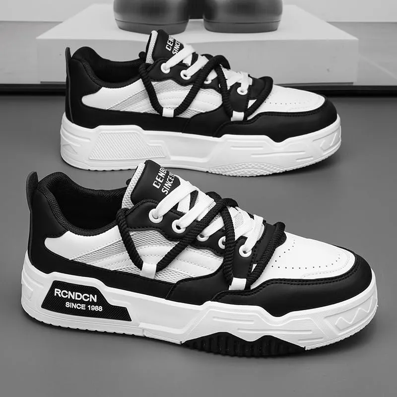 Sneakers for Mens Casual Shoes Fashion Sneakers Comfort Walking Shoes Men's Non Slip Work Footwear, Food Service Work Sneakers, Lace-Up Breathable Work Shoes for Men's Fashion Sneakers