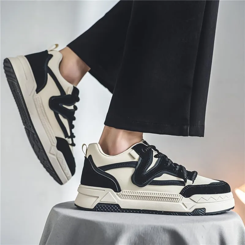 Sneakers for Mens Casual Shoes Fashion Sneakers Comfort Walking Shoes Men's Non Slip Work Footwear, Food Service Work Sneakers, Lace-Up Breathable Work Shoes for Men's Fashion Sneakers