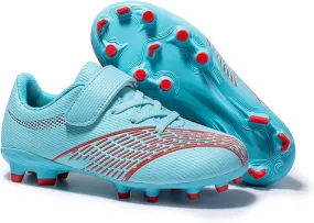 Soccer Shoes for Boys Girls Indoor Football Cleats Firm Ground Soccer Cleats Kids Turf Training Sneakers