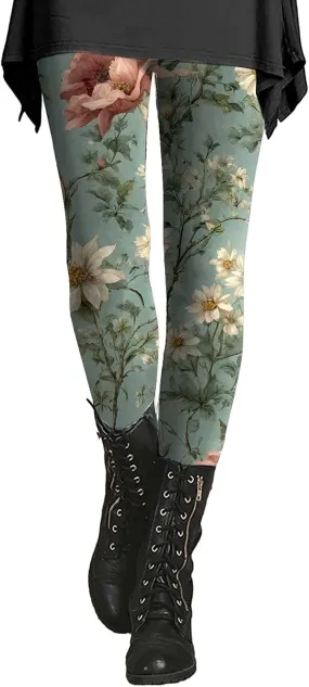 Soft Buttery Leggings for Women Plus Size Tummy Control Leggings Christmas Leggings Tummy Control
