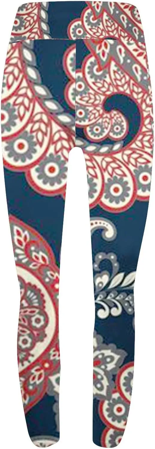 Soft Buttery Leggings for Women Plus Size Tummy Control Leggings Christmas Leggings Tummy Control