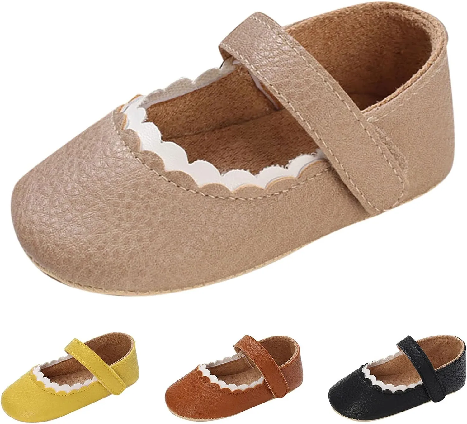 Spring and Autumn Children Baby Infant Shoes Boys and Girls Flat Bottom Non Slip Lightweight Girls Slip on Sneaker
