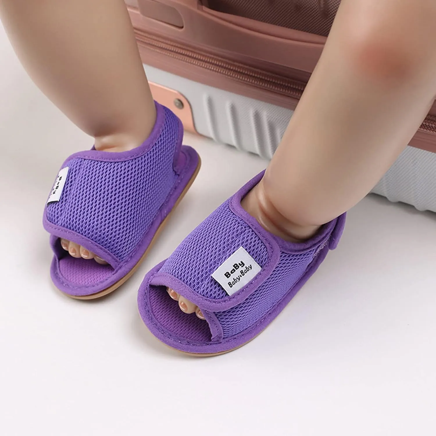 Spring And Summer Children Baby Toddler Shoes Boys And Girls Sandals Flat Mesh Breathable And Comfortable Ballet Shoes