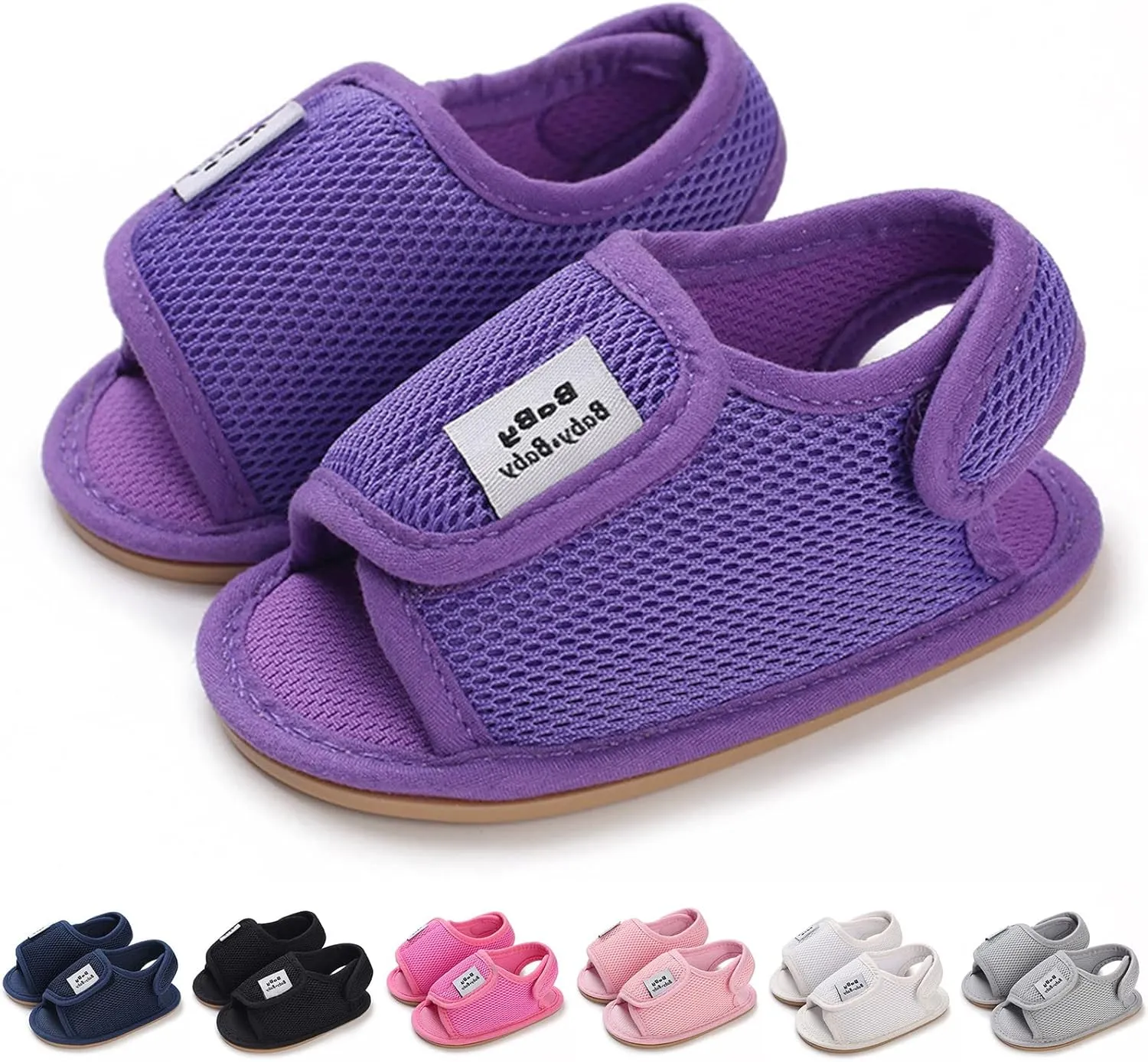 Spring And Summer Children Baby Toddler Shoes Boys And Girls Sandals Flat Mesh Breathable And Comfortable Ballet Shoes