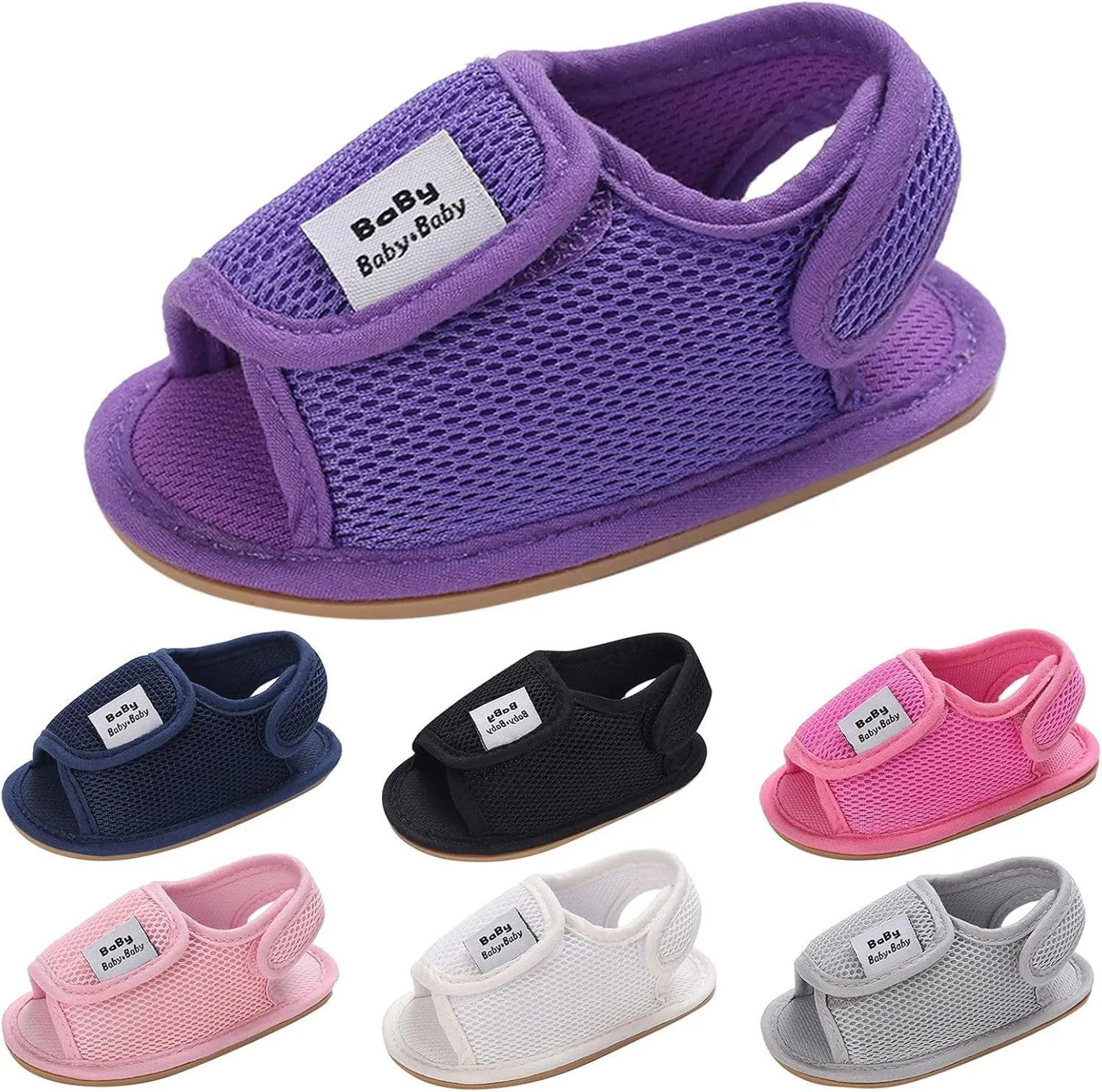 Spring And Summer Children Baby Toddler Shoes Boys And Girls Sandals Flat Mesh Breathable And Comfortable Ballet Shoes