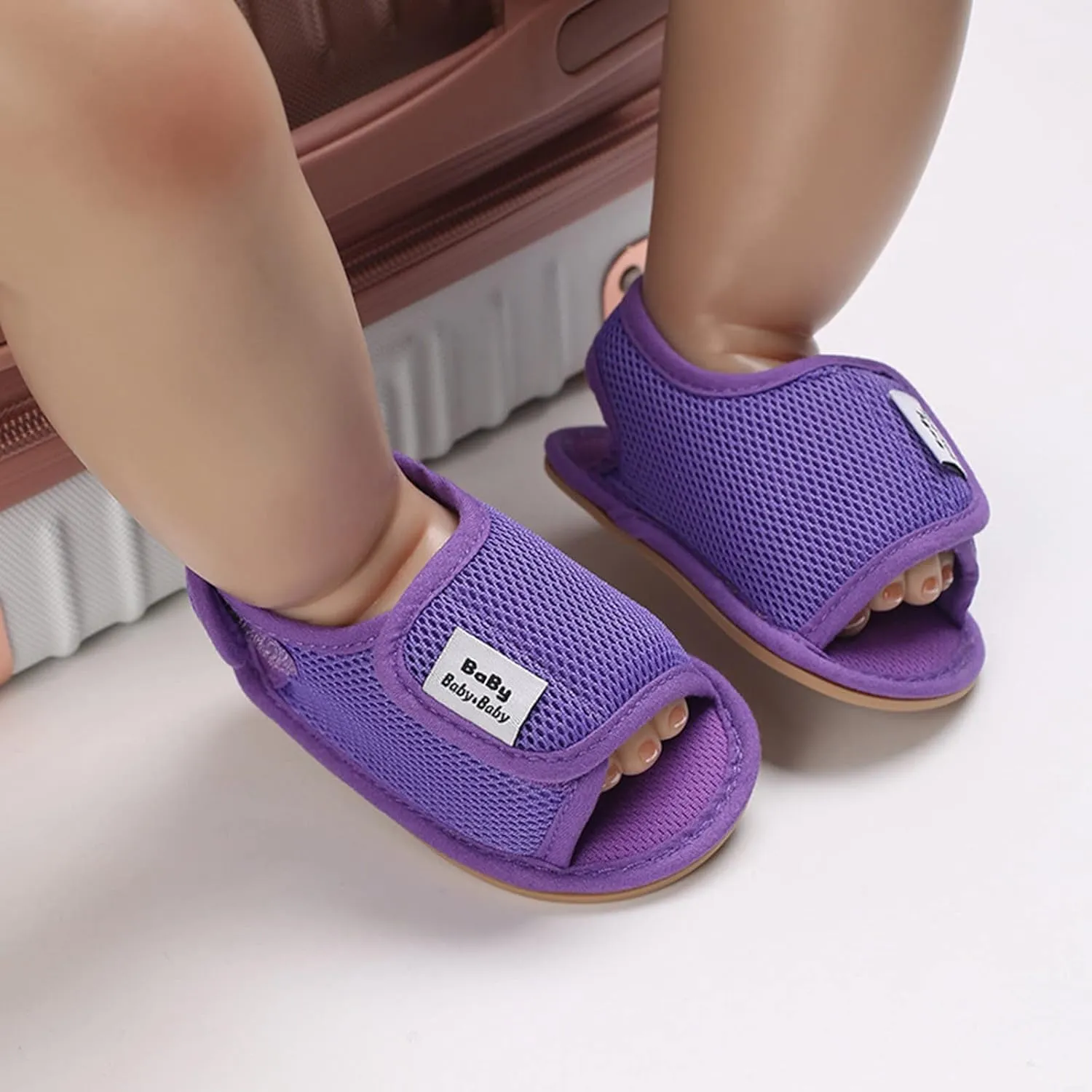 Spring And Summer Children Baby Toddler Shoes Boys And Girls Sandals Flat Mesh Breathable And Comfortable Ballet Shoes