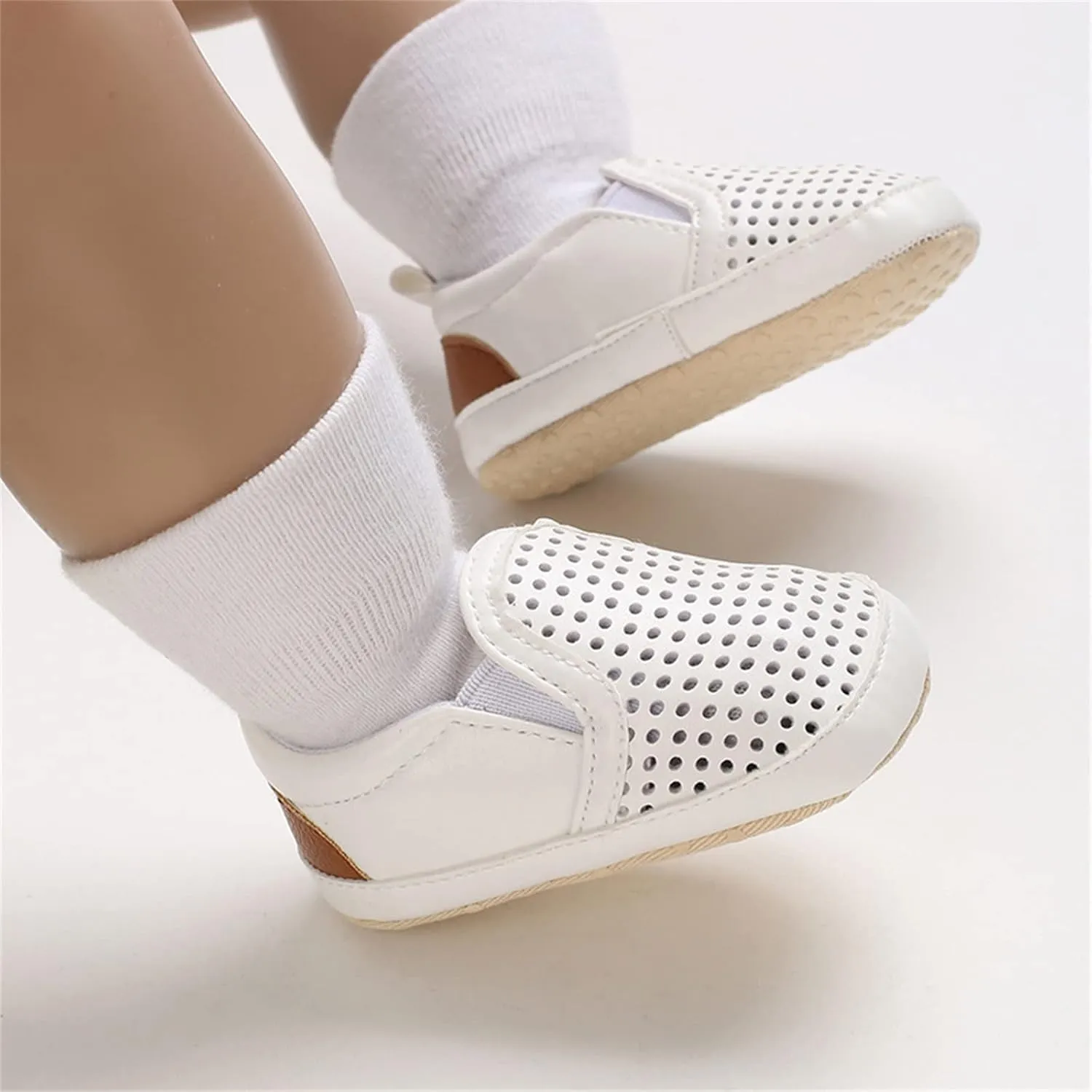 Spring and Summer Children Infant Infant Shoes Boys and Girls Sports Shoes Flat Bottom Light Slip On Infant Size 2 Shoe
