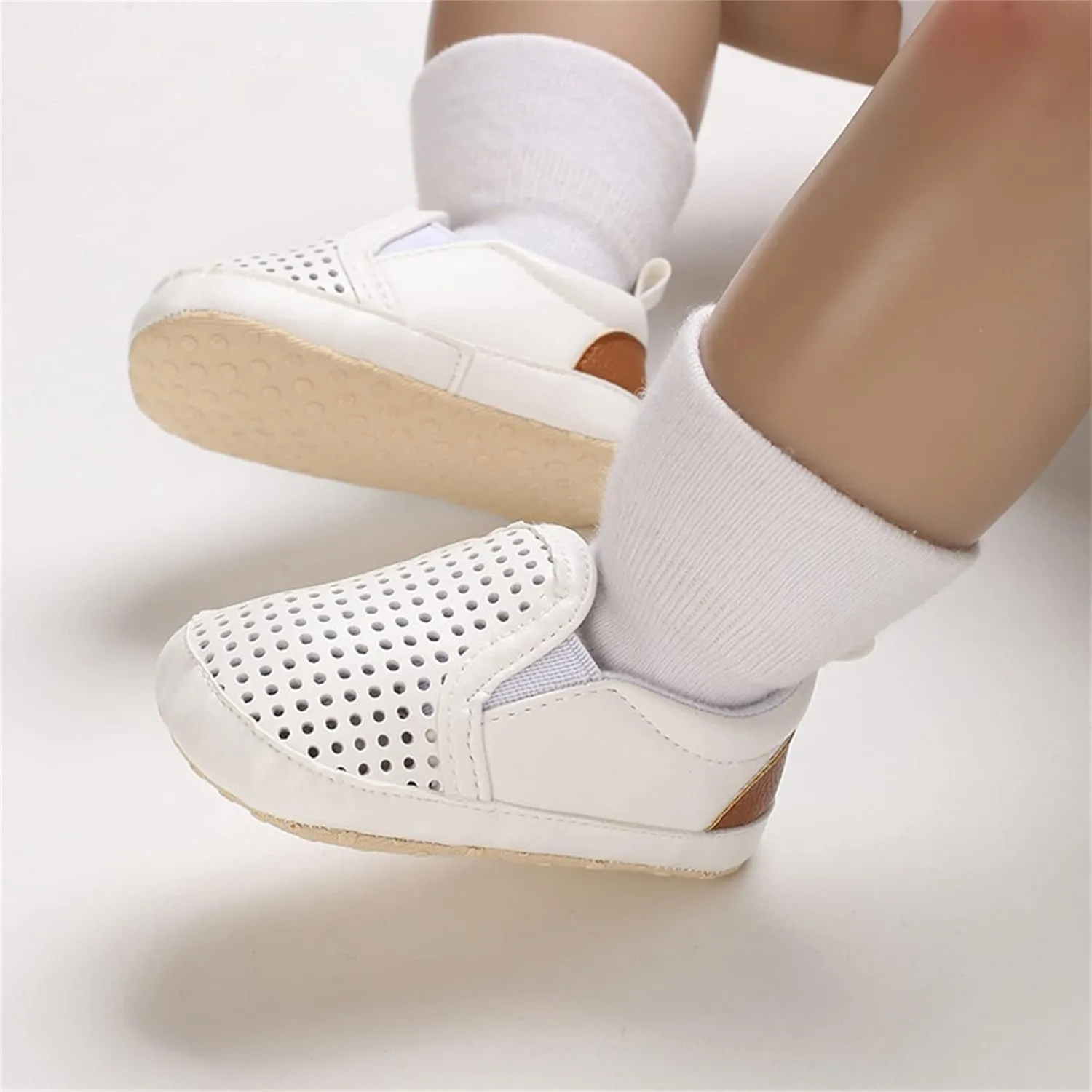 Spring and Summer Children Infant Infant Shoes Boys and Girls Sports Shoes Flat Bottom Light Slip On Infant Size 2 Shoe