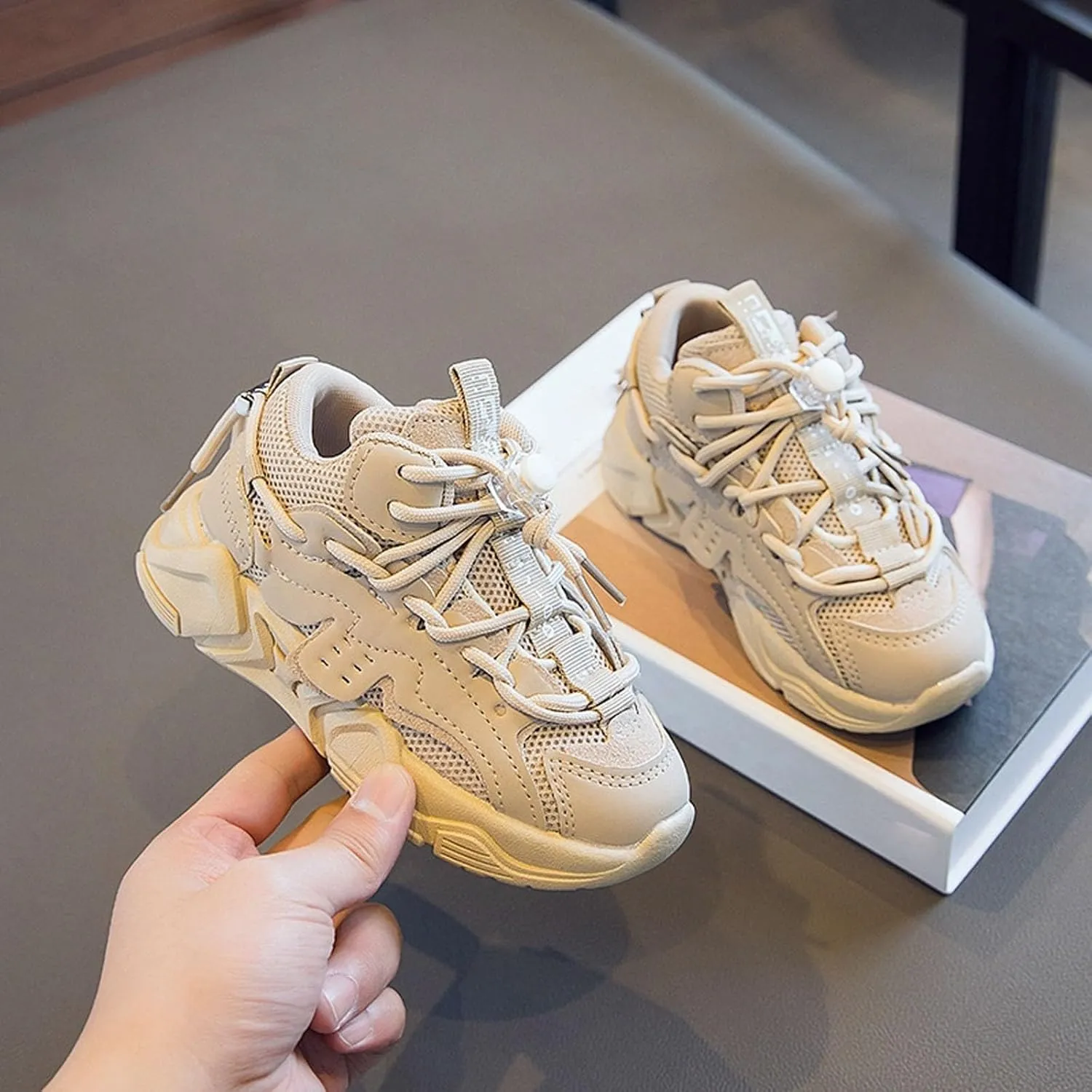 Spring and Summer New Multi Color Solid Shoes Mesh Lightweight and Breathable Children's Fashion Shoes