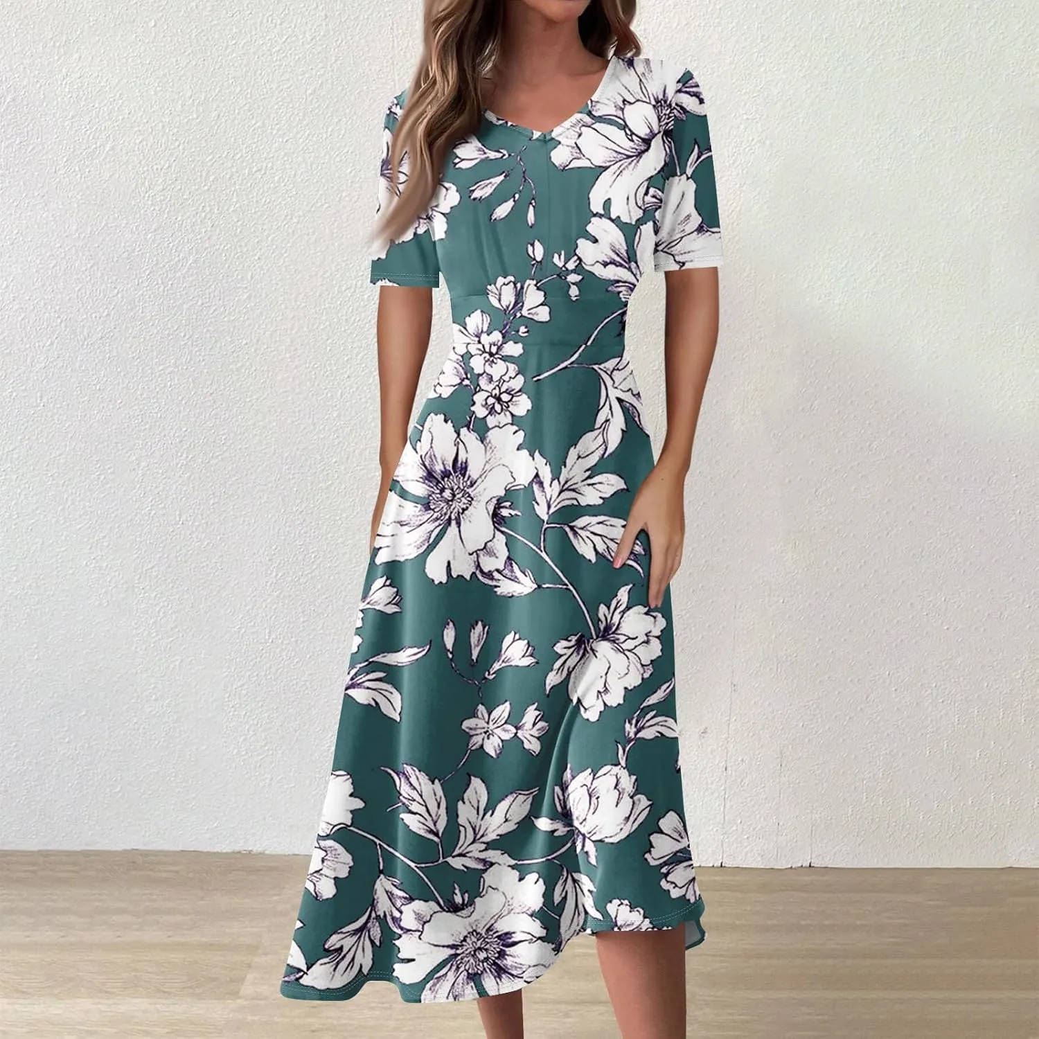 Spring Dresses for Women 2025 Flowy Womens Summer Dresses Cotton Boho Dress Maxi Dresses for