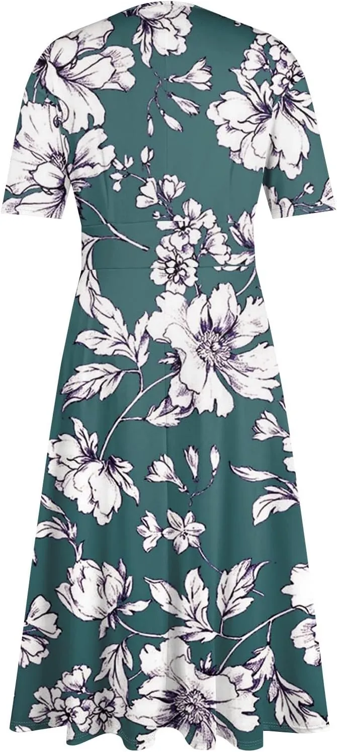 Spring Dresses for Women 2025 Flowy Womens Summer Dresses Cotton Boho Dress Maxi Dresses for