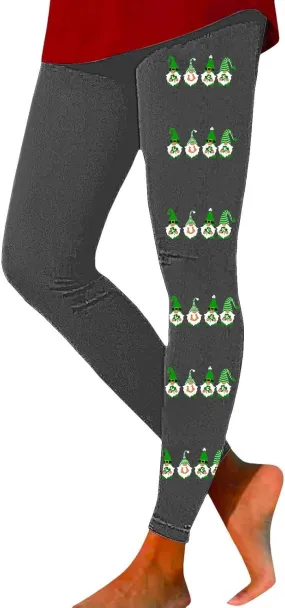 Spring Leggings for Women Womens Holiday Leggings with Pockets Yoga Pants Women Petite Green