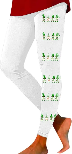 Spring Leggings for Women Womens Holiday Leggings with Pockets Yoga Pants Women Petite Green