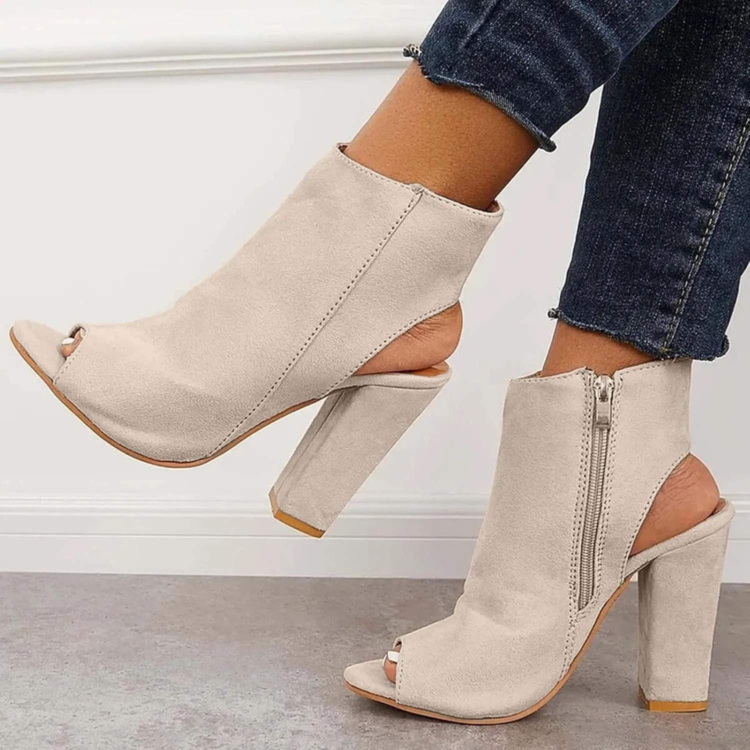 Strappy Heels for Women Prom Heeled Sandals for Women Women's Sandals Women's Chunk Low Heel Pump Sandals
