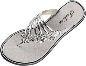 Stylish Women's Slippers Everyday Comfort and Beach Relaxation with Toe Post Design and S Slippers for Women with Bow