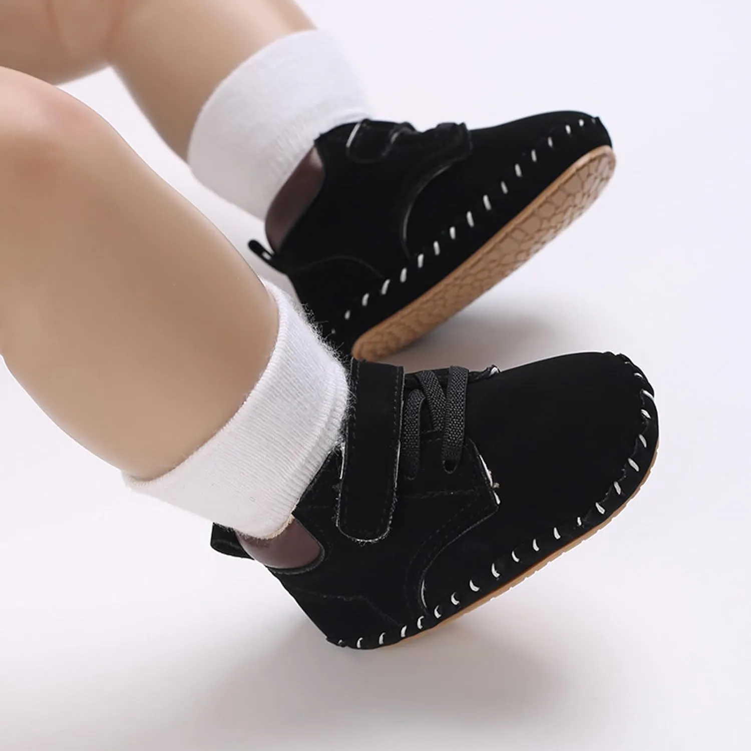 Summer Children Infant Toddler Shoes Boys and Girls Sports Flat Bottom High Top Comfortable Solid Slip on Shoes for Kids
