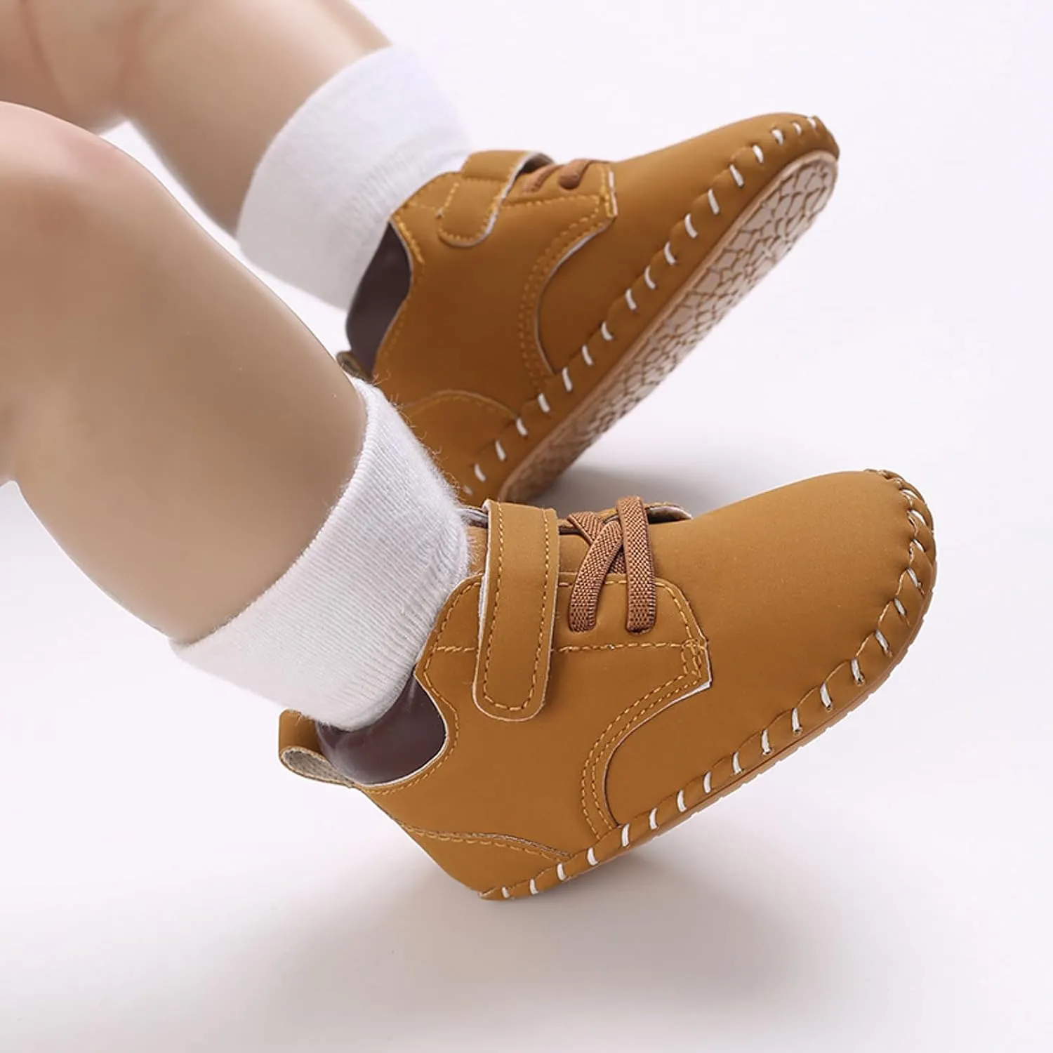 Summer Children Infant Toddler Shoes Boys and Girls Sports Flat Bottom High Top Comfortable Solid Slip on Shoes for Kids