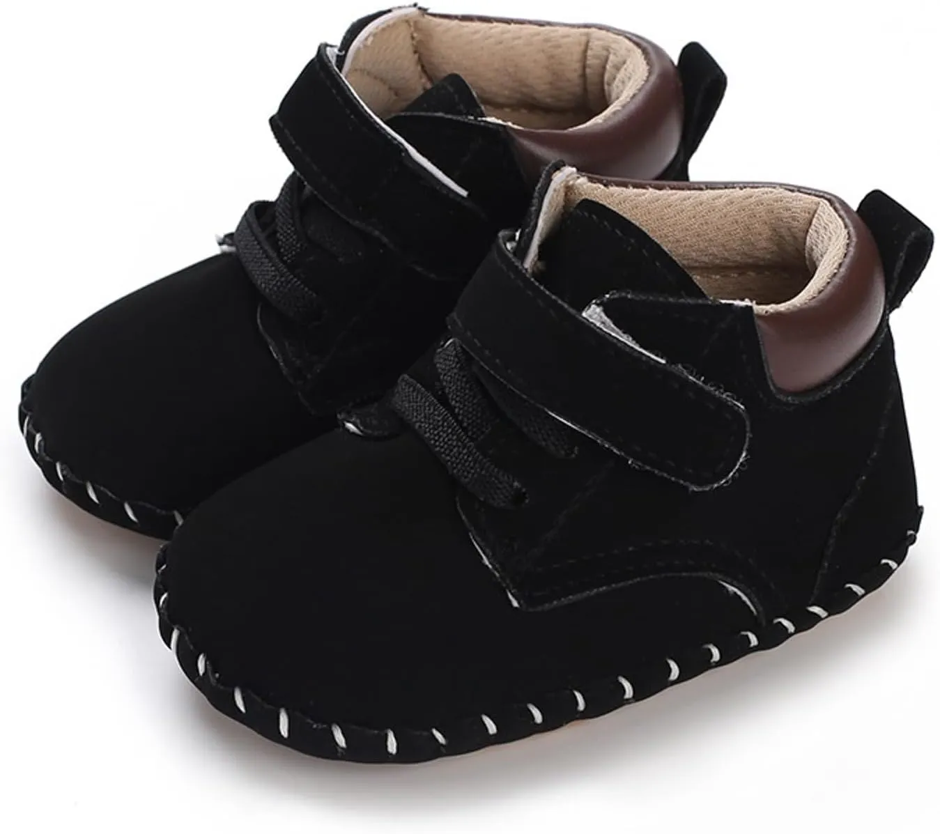 Summer Children Infant Toddler Shoes Boys and Girls Sports Flat Bottom High Top Comfortable Solid Slip on Shoes for Kids