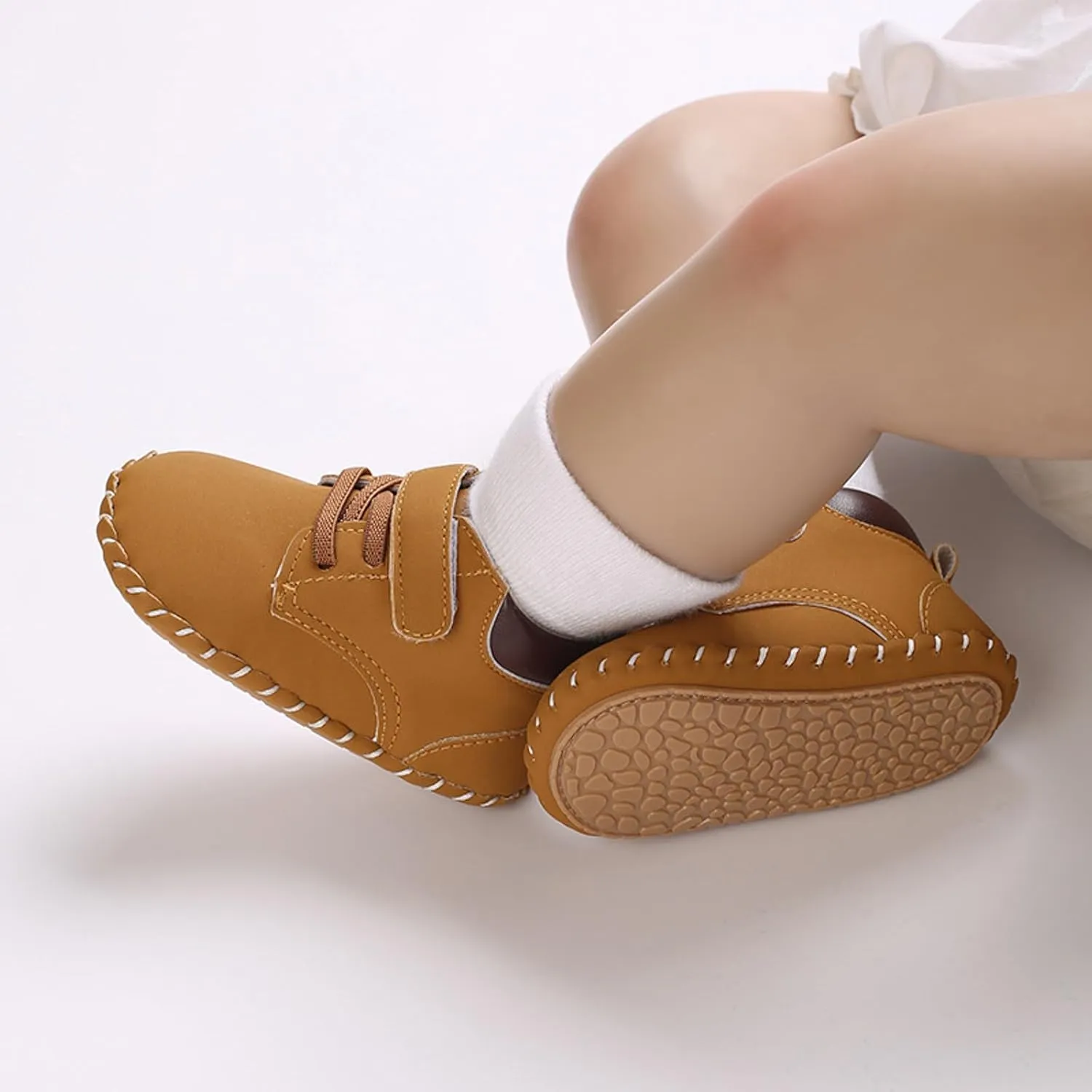 Summer Children Infant Toddler Shoes Boys and Girls Sports Flat Bottom High Top Comfortable Solid Slip on Shoes for Kids