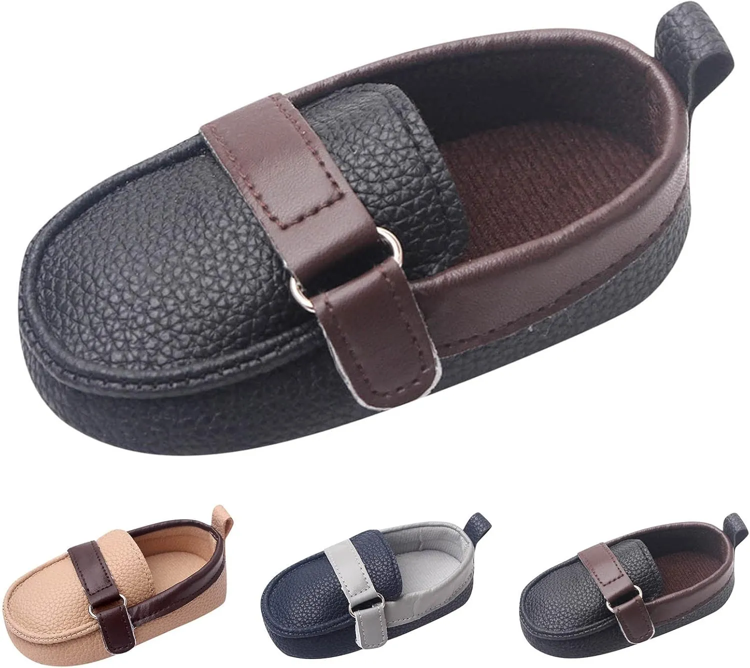 Summer Children Infant Toddler Shoes Boys Flat Bottom Casual Shoes Round Slip On Lightweight and Comfortable Baby Boy Slippers