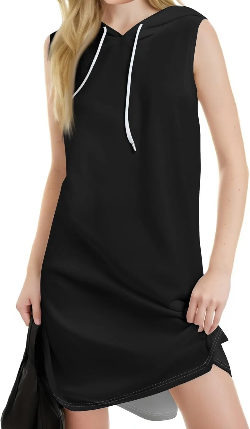 Summer Dresses for Women Casual Sleeveless Hooded Beach Vacation Clothes for Womens 2025