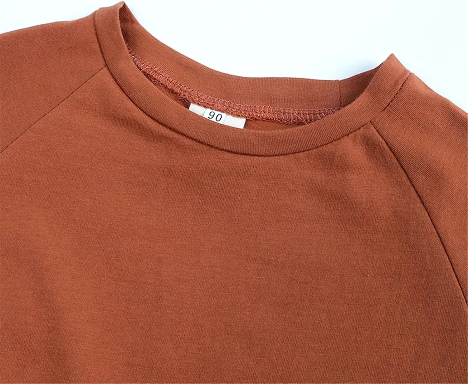 T-Shirts for Girls Boys Kids Short Sleeve Crew Neck Tops Clothes Fashion Solid Color Little Kids Top 9 Months 7 Years