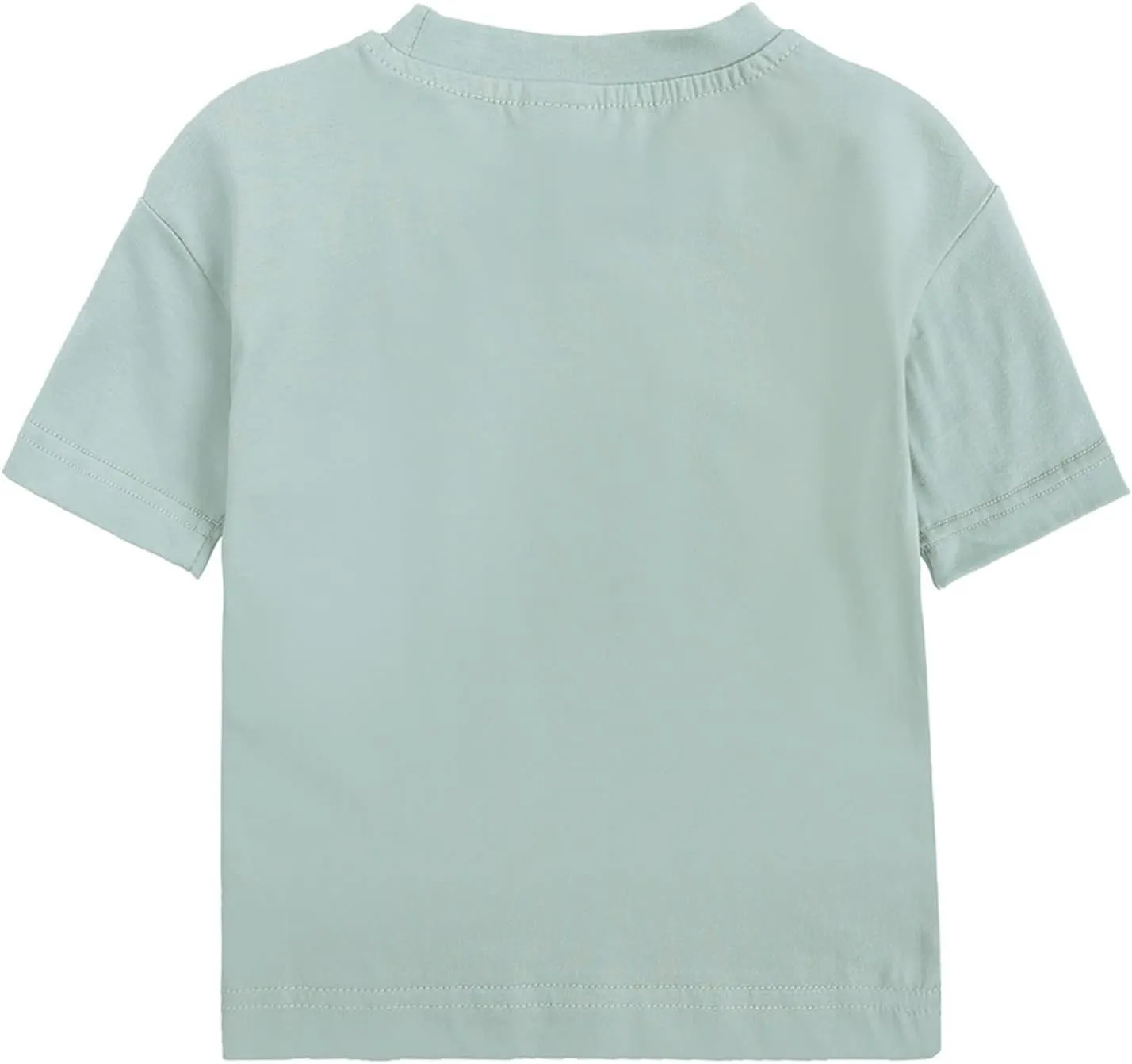 T-Shirts for Girls Crew Neck Short Sleeve T-Shirts Classic Summer Quick Dry Soft Drop Shoulder Tops