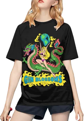 T-Shirts Womens Vintage Funny Graphic Tee Tshirt Casual Short Sleeve Tops