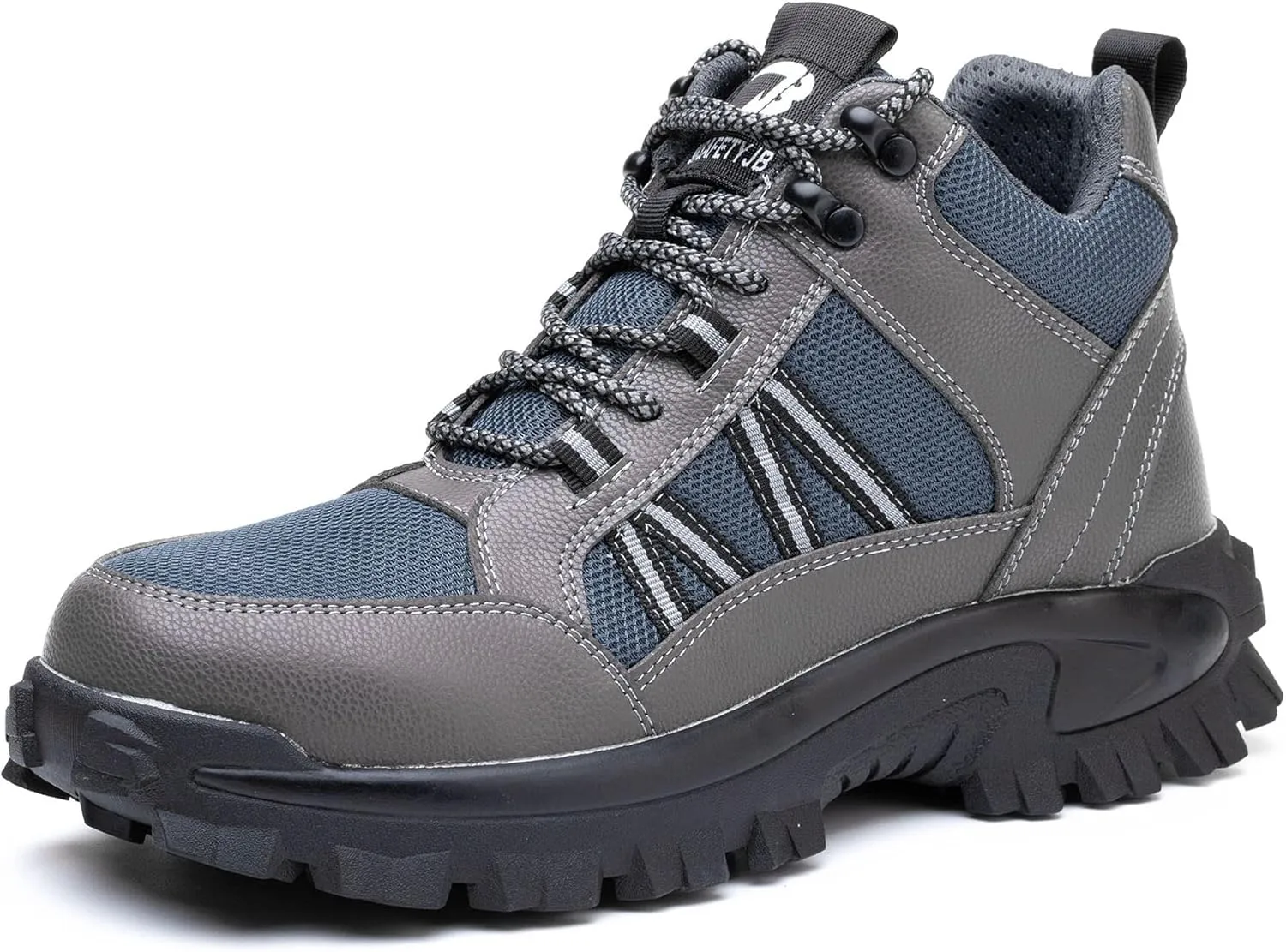 Tanleewa Mens Steel Toe Shoes Breathable Nonslip Work Sneakers Construction Industrial Safety Shoes Anti-Pierce Work Boots